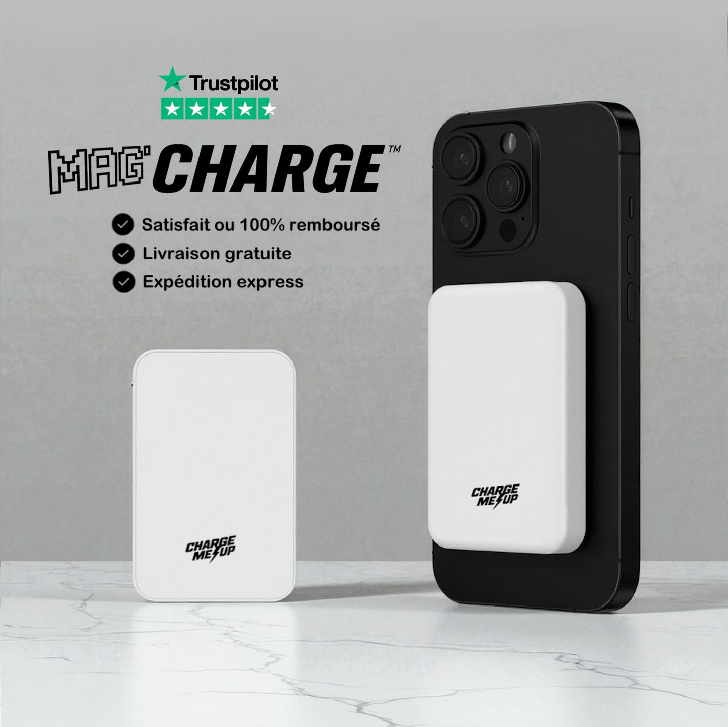 Batterie externe MagSafe Charge Me Up - 5000 MAH