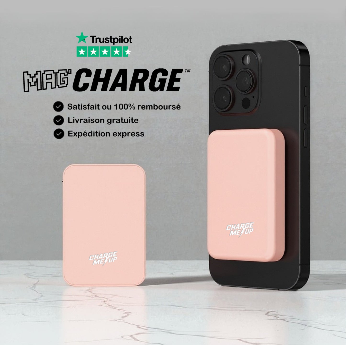 Batterie externe MagSafe Charge Me Up - 5000 MAH